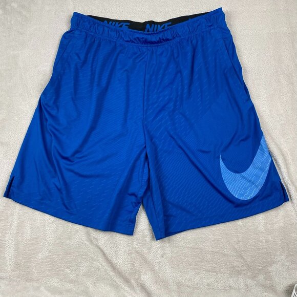 Nike Men's Dri-Fit Athletic Shorts XXL Blue - Picture 9 of 10